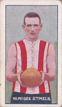 1906-07 Sniders & Abrahams Australian Footballers - Victorian League Players Series C #NNO William McGee Front